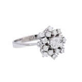 Ring with diamonds total ca. 1,3 ct, - фото 1