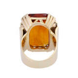 Ring with large citrine - photo 4
