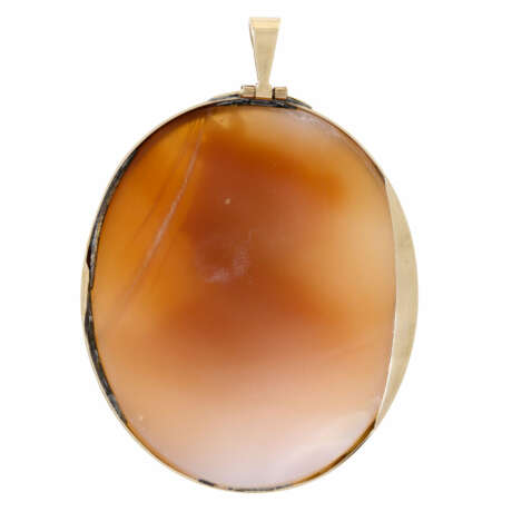 Pendant with shell cameo, - фото 2