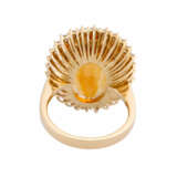 Ring with citrine and diamonds - photo 4