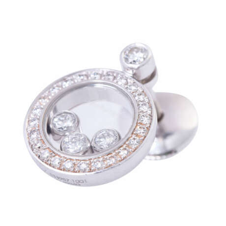 CHOPARD "Happy Diamonds" earrings with diamonds total approx. 0.5 ct, - фото 5
