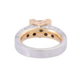 Ring with princess diamond of approx. 1.6 ct, - Foto 4