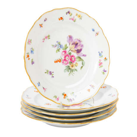 MEISSEN, coffee and tea service for 5 persons "German Flower", 1860-1924 - photo 6