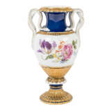 MEISSEN, Snake handle vase "Bouquet of flowers" 1860-1924 - Foto 1