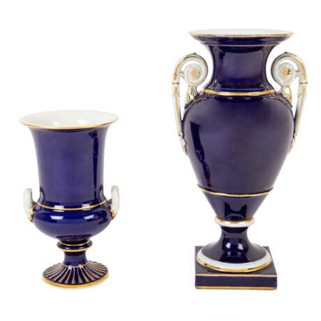 MEISSEN "Amphora vase and handle vase" 20.c. - фото 5