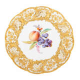 MEISSEN "Two ceremonial bowls with fruit painting" 1860-1924 - Foto 5