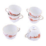 MEISSEN 15-piece mocha service 'Rich court dragon in iron red', 1st choice, 20th c. - фото 4