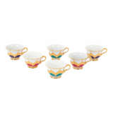 MEISSEN, 15-piece mocha service for 6 persons B-form, 2nd choice, 20th century, - photo 5