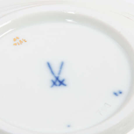 MEISSEN, 15-piece mocha service for 6 persons B-form, 2nd choice, 20th century, - Foto 8