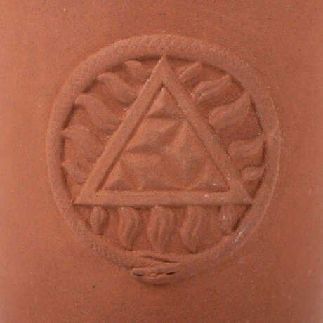 MEISSEN, cooper stoneware, rare 20-piece wine drinking set with mysterious symbolism, - photo 10
