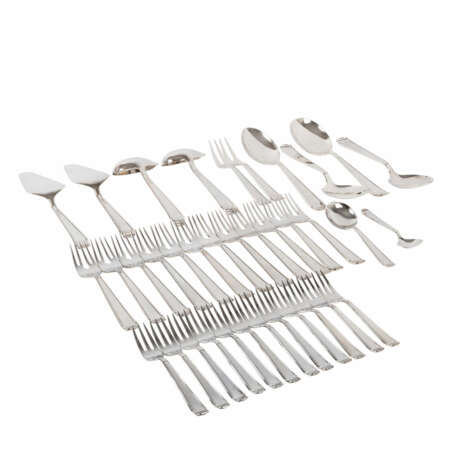 ROBBE & BERKING 116-pcs. dining cutlery 'Art-Déco', silver plated (150 edition), 20th c., - Foto 3