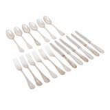 CHRISTOFLE, Cutlery for 6 persons "Perles", 925. Silver. - Foto 1