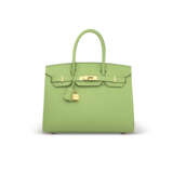 A VERT CRIQUET EPSOM LEATHER SELLIER BIRKIN 30 WITH GOLD HARDWARE - photo 1