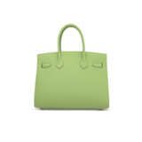 A VERT CRIQUET EPSOM LEATHER SELLIER BIRKIN 30 WITH GOLD HARDWARE - photo 3