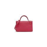 A LIMITED EDITION BOUGAINVILLIER EPSOM LEATHER MICRO MINI KELLY WITH PALLADIUM HARDWARE - Foto 3