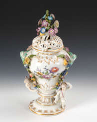 Barocke Potpourrivase, Meissen.