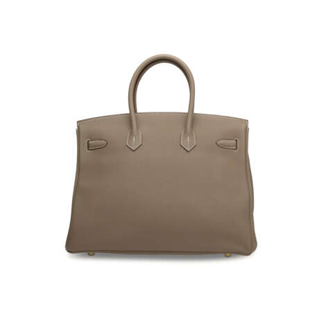 AN &#201;TOUPE TOGO LEATHER BIRKIN 35 WITH GOLD HARDWARE - photo 3