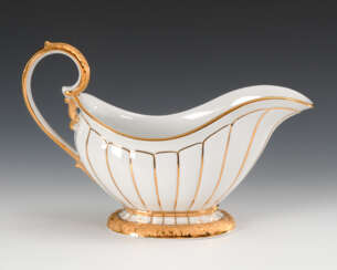 Sauciere "B-Form", Meissen.