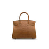 A RARE, MATTE FAUVE BAR&#201;NIA ALLIGATOR BIRKIN 30 WITH PALLADIUM HARDWARE - photo 3