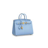 A C&#201;LESTE EPSOM LEATHER SELLIER BIRKIN 25 WITH GOLD HARDWARE - Foto 2