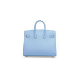 A C&#201;LESTE EPSOM LEATHER SELLIER BIRKIN 25 WITH GOLD HARDWARE - Foto 3