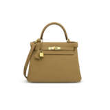 A BISCUIT TOGO LEATHER RETOURN&#201; KELLY 28 WITH GOLD HARDWARE - Foto 1