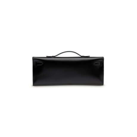 A BLACK CALF BOX LEATHER KELLY CUT WITH GUILLOCHE HARDWARE - photo 3