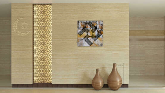 Золотые линии 10. фотофайл постмодерн Орнамент геометрический Usbekistan 2023 - Foto 12
