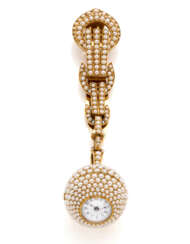 Pearl sphere shaped yellow gold pen…