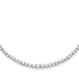 Round diamond white gold graduated … - фото 2