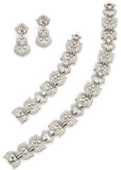 Diamond white gold jewellery set co…