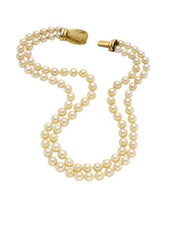 Two strand graduated pearl necklace… - фото 2