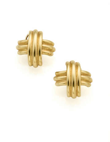 TIFFANY & CO.
Yellow gold earrings,… - Foto 3