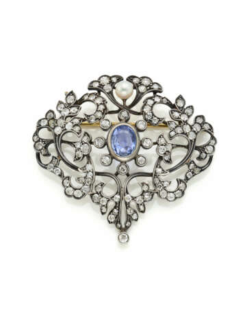 Oval ct. 2.50 circa sapphire, diamo… - photo 1