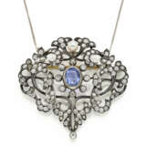 Oval ct. 2.50 circa sapphire, diamo… - photo 2