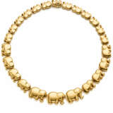 Elephant shaped yellow gold graduat… - фото 1