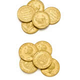 Yellow 24K gold lot comprising five… - Foto 1