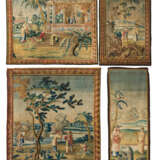 RARE AND MAGNIFICENT SERIES OF FOUR TAPESTRIES WITH CHINOISERIES - фото 1