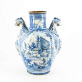 Pair of large vases with figural handles - фото 2