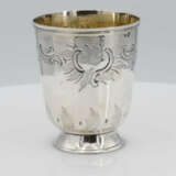 Pair of bell beakers with gilt interior - Foto 11