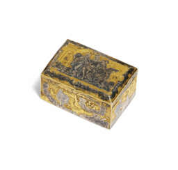 Snuff box with couple playing music and mythological scenes