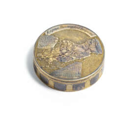Snuff box with map of the Bologovsky district
