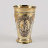 Vermeil beaker with figural depictions - photo 2
