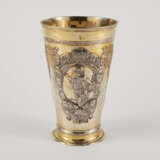 Vermeil beaker with figural depictions - photo 3