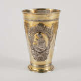 Vermeil beaker with figural depictions - photo 4