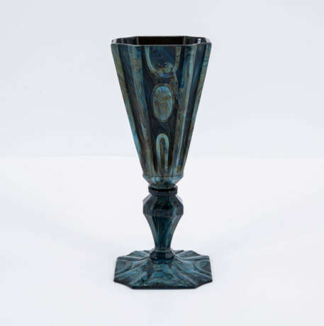 Magnificent goblet made of agate glass - Foto 3