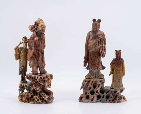 Impressive group of 30 figural soapstone carvings - фото 4
