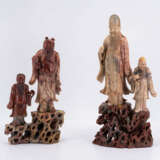 Impressive group of 30 figural soapstone carvings - фото 6