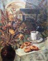 Беловарова “Натюрморт с баранками”.