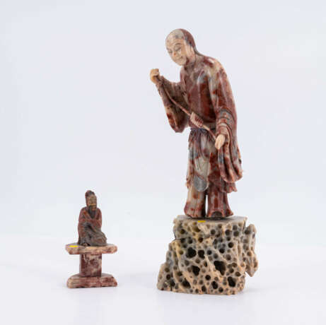 Impressive group of 30 figural soapstone carvings - Foto 18